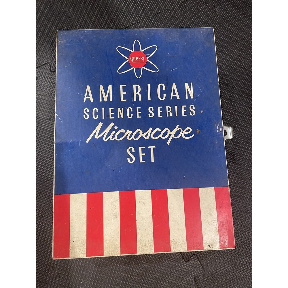 VINTAGE TOY GILBERT MICROSCOPE 13501